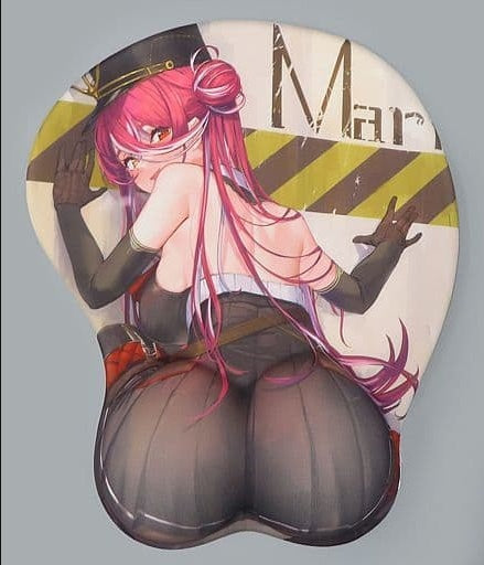 SEA SIDE Doujin Mobile Game Accessory Relation Virtual Youtuber Ketsu Deka Mouse Pad Houshou Marin Akasa Ai C101/SEA SIDE