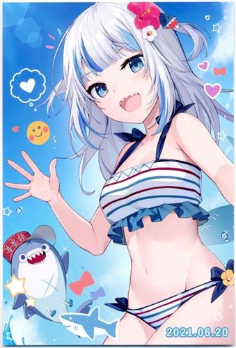 hololive hololive Birthday Anniversary 2021 Postcard Gawr Gura