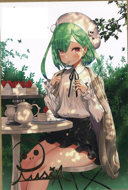 hololive hololive Birthday Commemorative Reproduction Sign Postcard with Handwritten Message Uruha Rushia