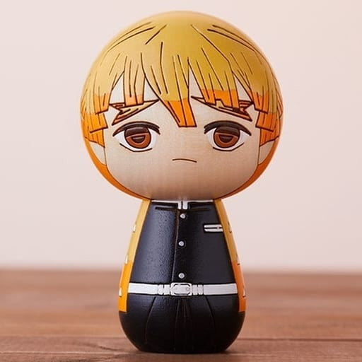 Aniplex Figure Zenitsu Agatsuma Demon Slayer Kimetsu no Yaiba Usaburo Kokeshi