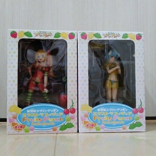Neon Genesis Evangelion Fruits punch Rei & Asuka manga anime EVA Figure SEGA