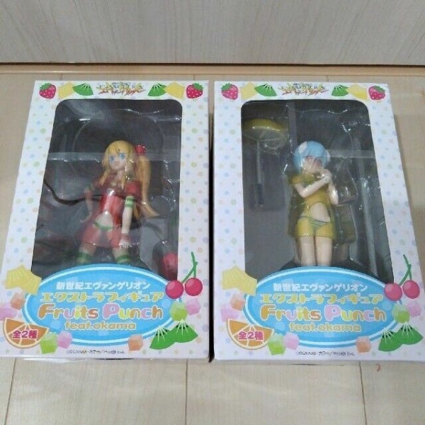Neon Genesis Evangelion Fruits punch Rei & Asuka manga anime EVA Figure SEGA