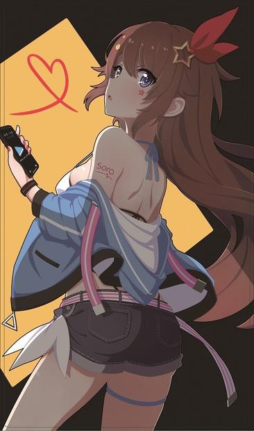 Playmat 600 x 350mm hololive Tokino Sora u-sleeve TCG