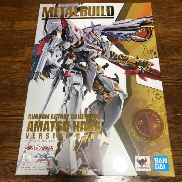 BANDAI METAL BUILD Gundam Astray Gold Frame Amatsu Hana version Action Figure