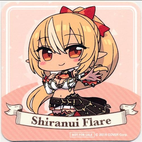 hololive hololive HOLOLIVE FANTASY 1st LIVE FAN FUN ISLAND×E-DINER coaster Shiranui Flare A