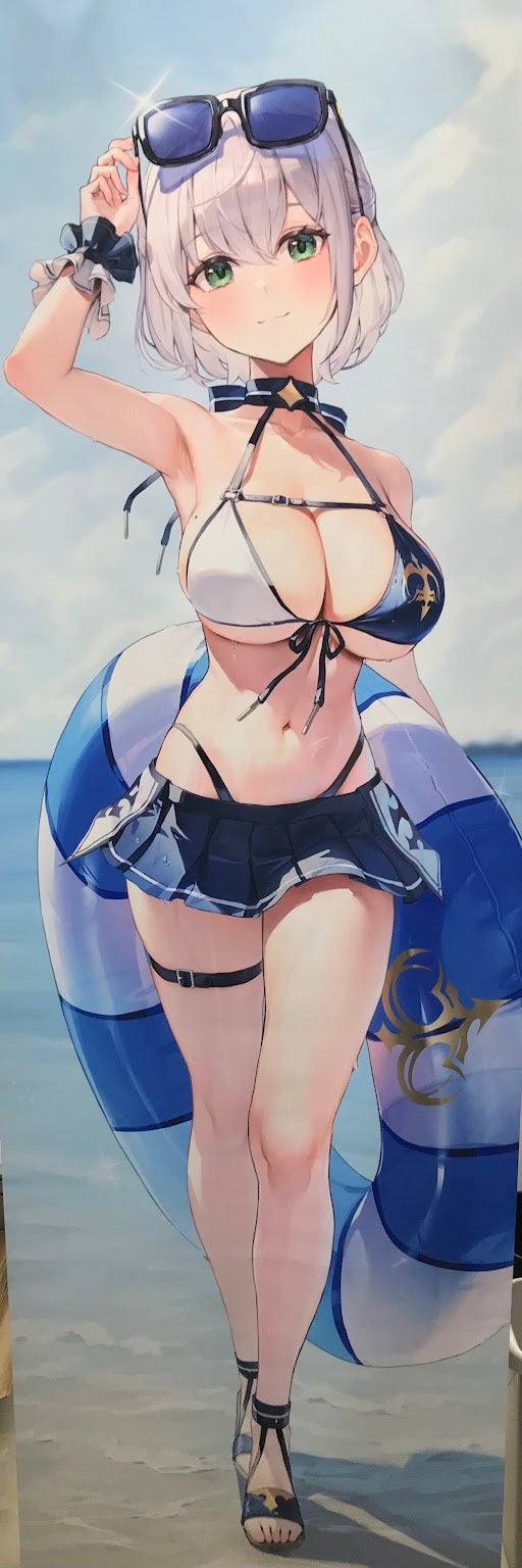 Owatasha hololive life-size tapestry Shirogane Noel Watao Owatasha Comic Market 102/Comiket 102