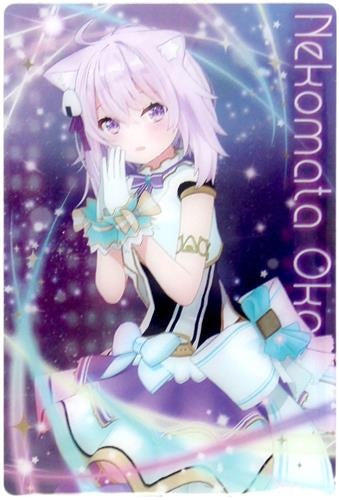 Bandai hololive wafer 2 metallic placard Nekomata Okayu