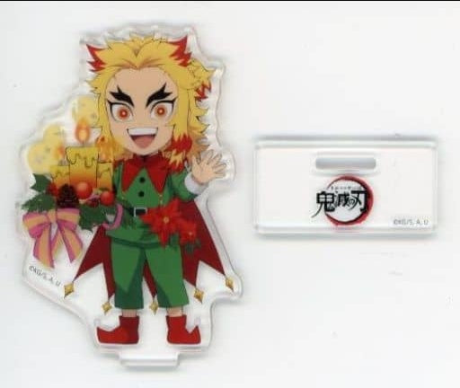 Kyoujurou Rengoku Demon Slayer Kimetsu no Yaiba x ufotable Cafe / Machi Asobi CAFE Christmas Event 2022 Random Acrylic Stand B