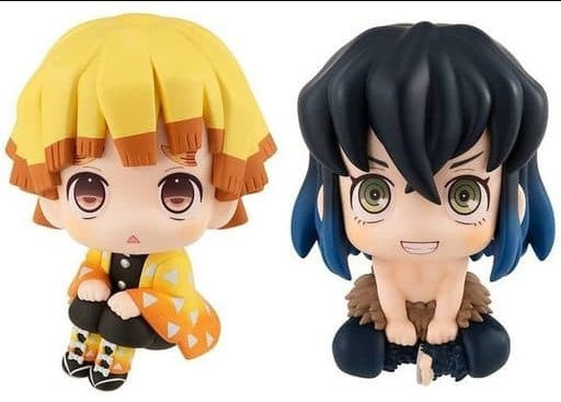 Rukappu Zenitsu Agatsuma Inosuke Hashibira Set with Megahouse Figure Bonus Demon Slayer Kimetsu no Yaiba Megatre Shop Premium Bandai Limited