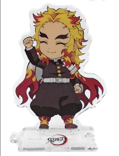 Kyoujurou Rengoku Right Hand Demon Slayer Kimetsu no Yaiba Character Picture Scroll Cafe in ufotable Cafe Connected Random Acrylic Stand 5th Season