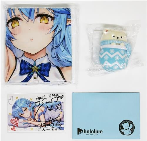 hololive hololive birthday commemorative set with Handwritten Signatureed postcard Yukihana Lamy