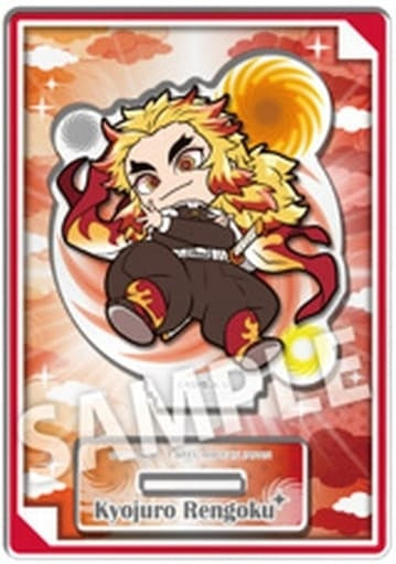 Takara Tomy Arts Kyoujurou Rengoku Demon Slayer Kimetsu no Yaiba Pita Deformed Mission Departure Trading Acrylic Stand