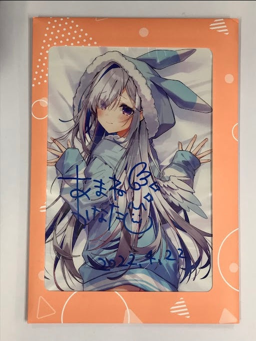 hololive hololive birthday commemoration 2022 Amane Kanata Handwritten Signatureed postcard drawn by Oshioshio Amane Kanata