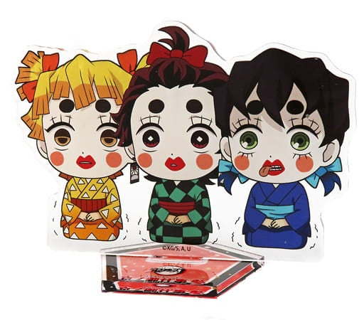 Chugai Mining Sumiko Yoshiko Inoko Demon Slayer Kimetsu no Yaiba x Randen x Eigamura Kyono Oshigoto San Petanko Trading Acrylic Stand Summer Festival Ver. Vol.1 Eigamura BOX Purchase Bonus