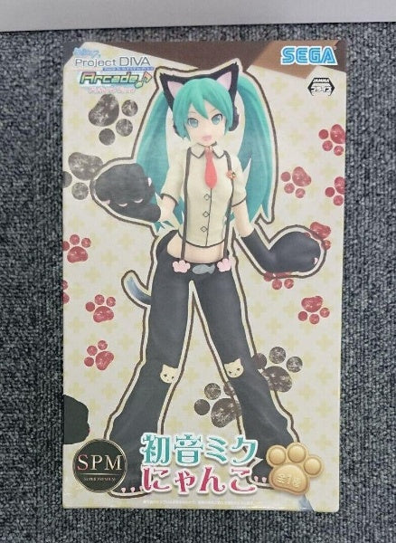 Hatsune Miku Figure Cat Ver. Project DIVA Arcade Future Tone Nyanko SEGA Japan