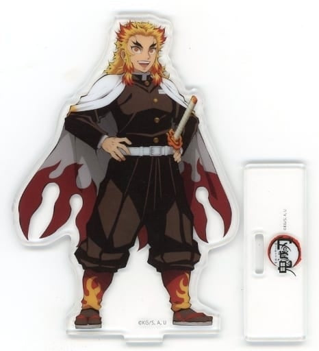 Kyoujurou Rengoku New Character Illustration Acrylic Stand TV Anime Demon Slayer Kimetsu no Yaiba Infinite Train Edition x ufotable Cafe x Machi Asobi CAFE