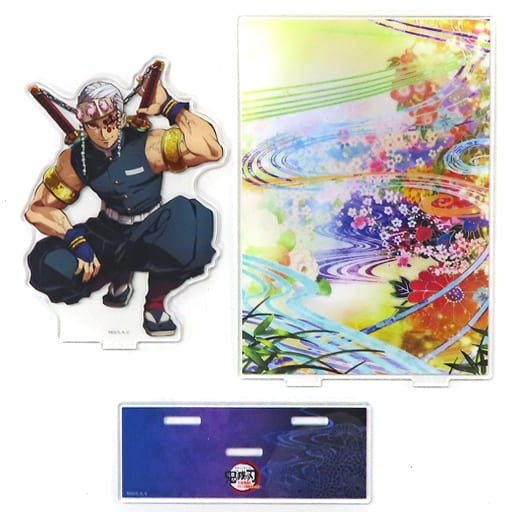 Ufotable Tengen Uzui Teaser Visual Acrylic Stand with Background World Tour Screening Demon Slayer Kimetsu no Yaiba First Gen Gathering and To the Swordsmith's Village Theater Goods