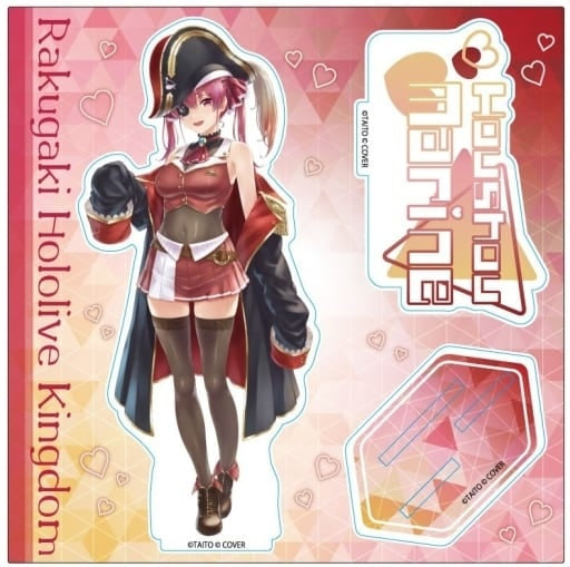 Taito miscellaneous goods Houshou Marine Acrylic stand Scribble Kingdom x Hololive
