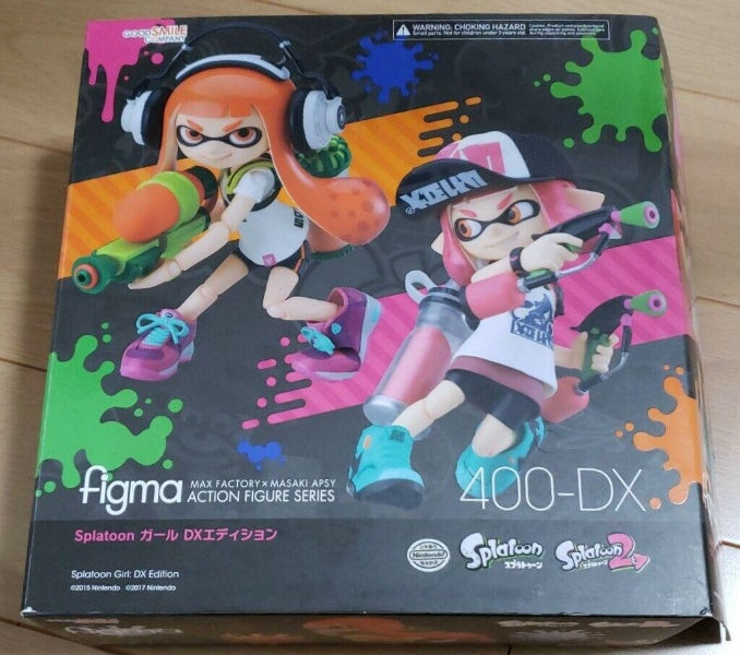 figma Splatoon Splatoon2 Girl DX Edition Set 400-DX PVC Action Figure Good Smile