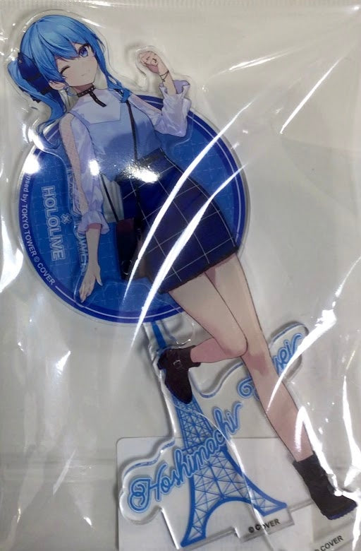 MENU hololive x Tokyo Tower Acrylic Stand Hoshimachi Suisei