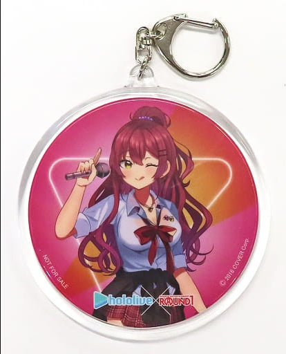Miscellaneous Goods/Accessories Miscellaneous Goods Houshou Marine Karaoke ver / Life-size Trading Acrylic Key Chain Virtual YouTuber Hololive x Round One Collaboration Campaign Peko Mari Drink Order Bonus