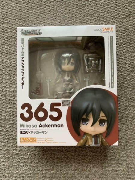 Nendoroid Mikasa Ackerman Attack on Titan Figure Good Smile Company 365 Japan