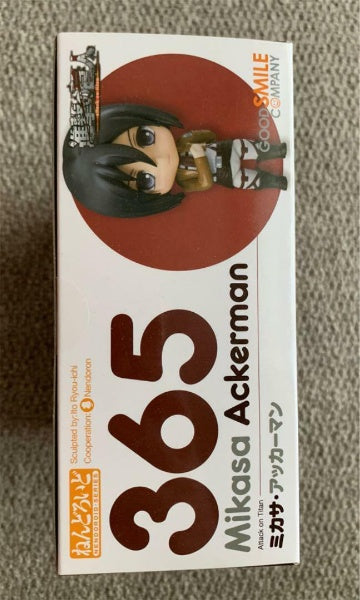 Nendoroid Mikasa Ackerman Attack on Titan Figure Good Smile Company 365 Japan