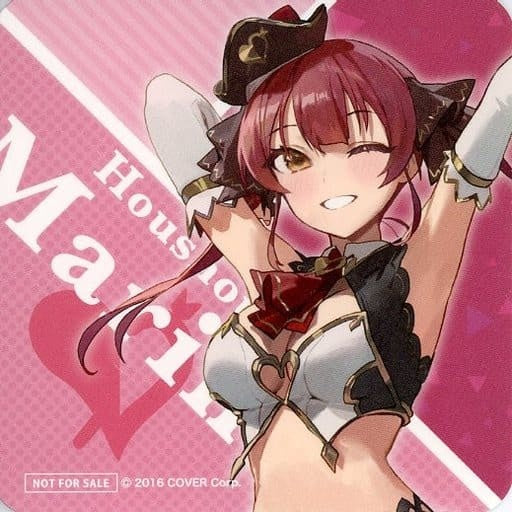 Edith Mug / Yunomi Houshou Marin Life-size Coaster Virtual YouTuber Hololive HOLOLIVE FANTASY 1st LIVE FAN FUN ISLAND Cafe in E-DINER Ikebukuro Menu Order Bonus