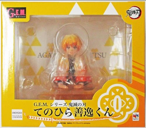 Megahouse G.E.M. Series Demon Slayer Kimetsu no Yaiba Tenohira Zenitsu-kun Agatsuma Zenitsu Figure Megahouse