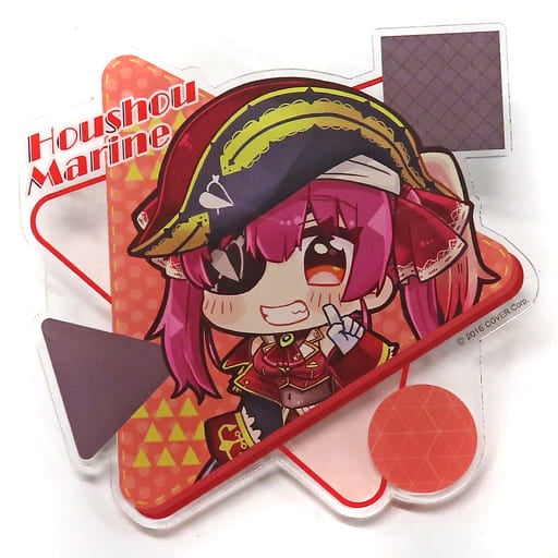 Hiromi Badge Vins Houshou Marine Mini Character Virtual YouTuber Hololive x JOYPOLIS DREAMY PARTY Trading Big Acrylic Badge