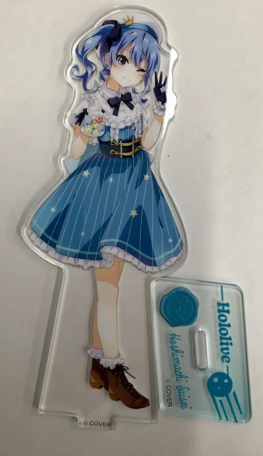 FamilyMart hololive x FamilyMart Holomart Vol.7 Holo White Day Acrylic Stand Suisei Hoshimachi