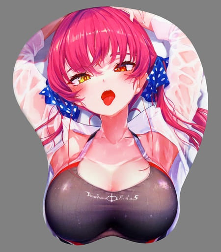 SEA SIDE Doujin Mobile Game Accessory Relation Virtual Youtuber Oppai Mouse Pad Houshou Marine Akasa Ai C100/SEA SIDE