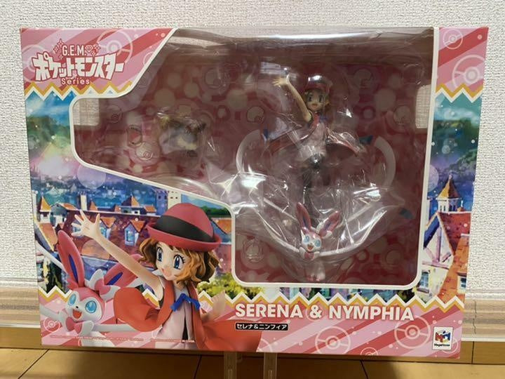 MegaHouse G.E.M. Series Pokemon Serena & Sylveon Figure