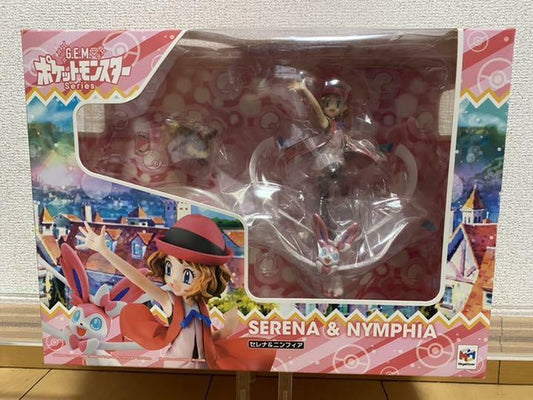 MegaHouse G.E.M. Series Pokemon Serena & Sylveon Figure