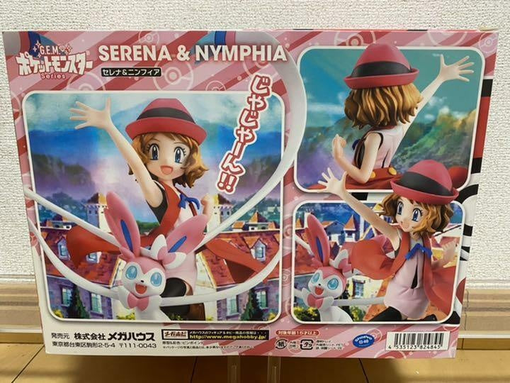 MegaHouse G.E.M. Series Pokemon Serena & Sylveon Figure