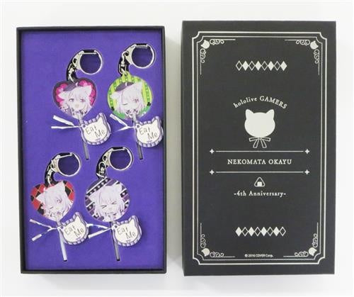 hololive hololive 4th Anniversary Candy Acrylic Keychain 4 Types Nekomata Okayu