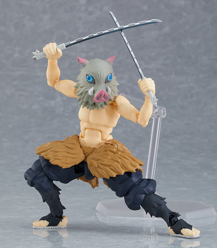 Max Factory Figure figma Inosuke Hashibira DX Edition Demon Slayer Kimetsu no Yaiba