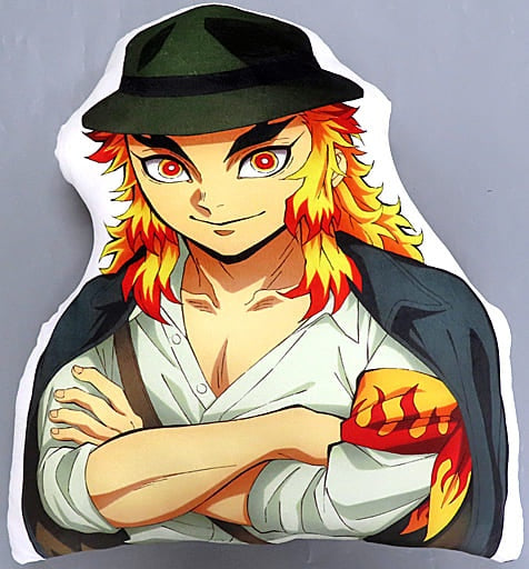 Indoor Cushion/Hugging Pillow/Body Kyoujurou Rengoku Die-cut Cushion Demon Slayer Kimetsu no Yaiba x Sunshine City Complete Focus Urban Legend of the Sun EC Shop Limited