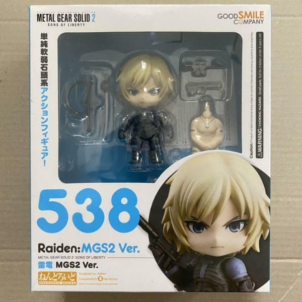 Nendoroid Metal Gear Solid2 Sons Of Liberty Raiden MGS2 ver. Figure #538