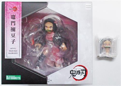 Kotobukiya ARTFX J Demon Slayer Kimetsu no Yaiba Kamado Nezuko Kotobukiya Shop Purchase Bonus Expression Replacement Parts Set Kotobukiya Shop Limited Figure Kotobukiya