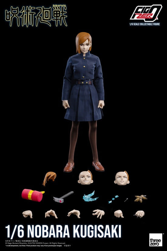 threezero / Good Smile Company Figure Fig Zero Nobara Kugisaki Jujutsu Kaisen Sorcery Fight 1/6 Action Figure