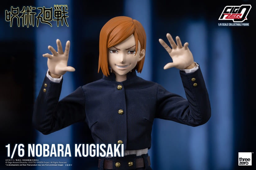 threezero / Good Smile Company Figure Fig Zero Nobara Kugisaki Jujutsu Kaisen Sorcery Fight 1/6 Action Figure