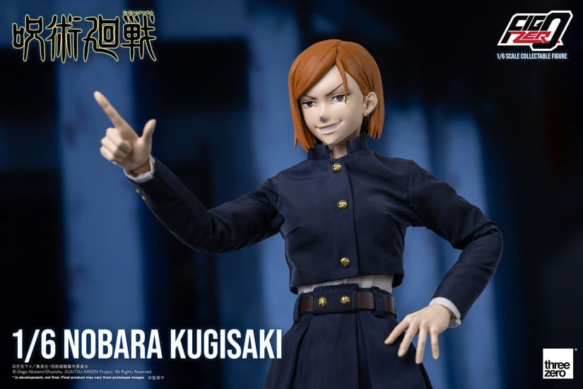 threezero / Good Smile Company Figure Fig Zero Nobara Kugisaki Jujutsu Kaisen Sorcery Fight 1/6 Action Figure