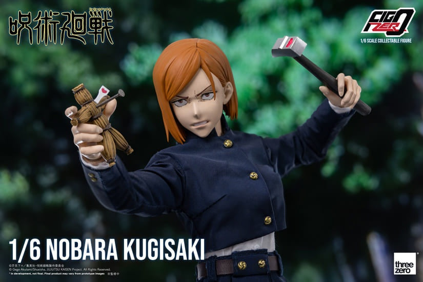 threezero / Good Smile Company Figure Fig Zero Nobara Kugisaki Jujutsu Kaisen Sorcery Fight 1/6 Action Figure
