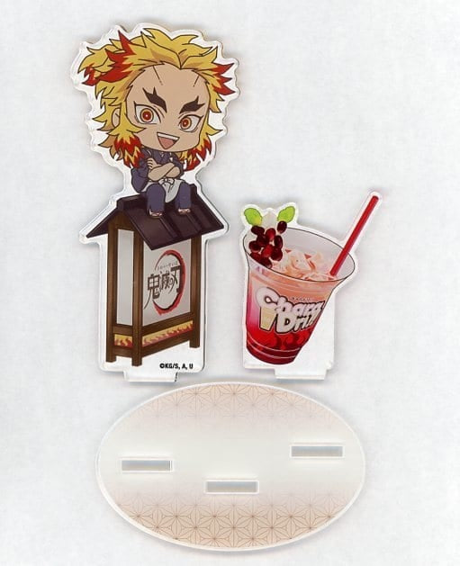 Chara Bomb Kyoujurou Rengoku Demon Slayer Kimetsu no Yaiba x CharaDri Mini Character Acrylic Stand