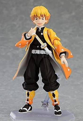 Max Factory figure with bonus figma Zenitsu Agatsuma DX edition Demon Slayer Kimetsu no Yaiba GOODSMILE ONLINE SHOP limited