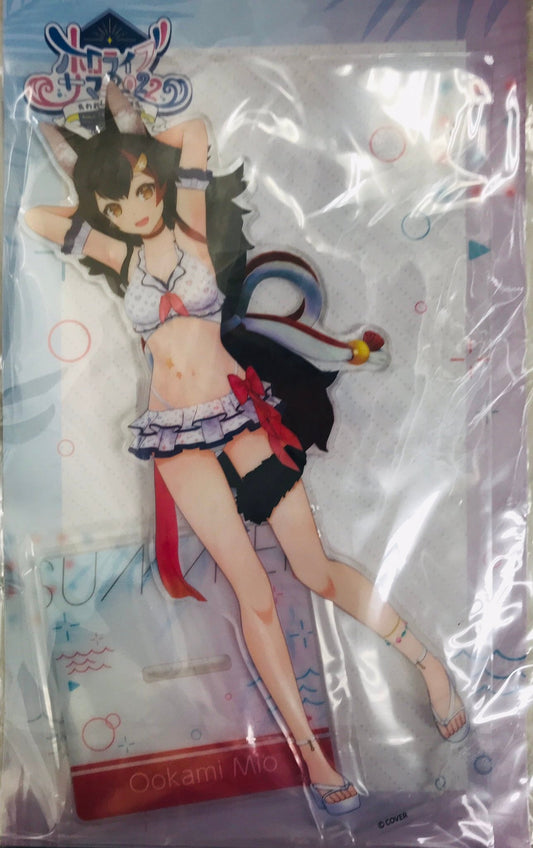 hololive hololive hololive Summer 2022 3D acrylic stand Shiny Wave ver. Ookami Mio