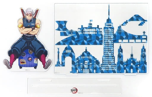 Ufotable Tengen Uzui World Tour Drawing Illustration Acrylic Stand World Tour Screening Demon Slayer Kimetsu no Yaiba First String Gathering And To The Swordsmith Village Theater Goods
