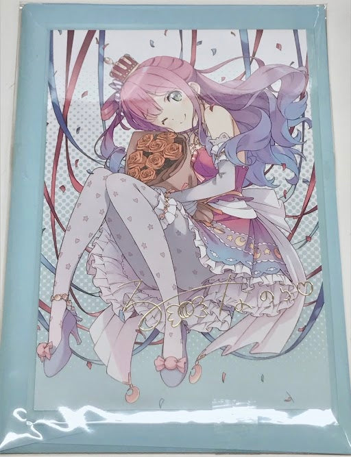 hololive hololive 1st anniversary copy Handwritten Signatureed postcard Himemori Luna