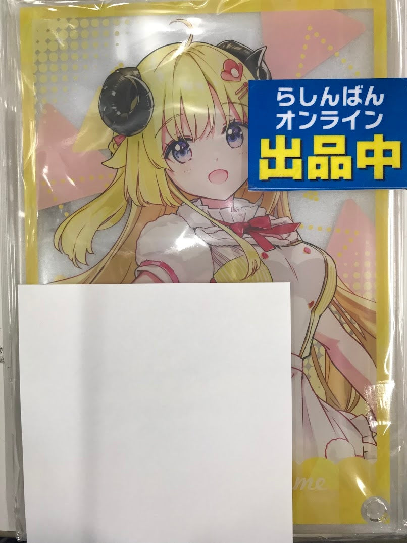 Double Culture Partners Hololive Lottery Holo Cooking Refill Entertainment Chance Award Copy Signed Acrylic Panel Tsunomaki Watame